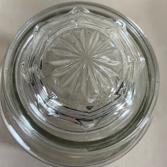 1983 Mr Peanut Glass Jar with Lid Diamond Pattern - Picture 2 of 9